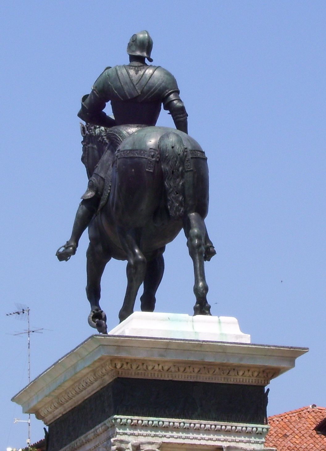 Reiterstandbild eines Condottiere in Venedig
